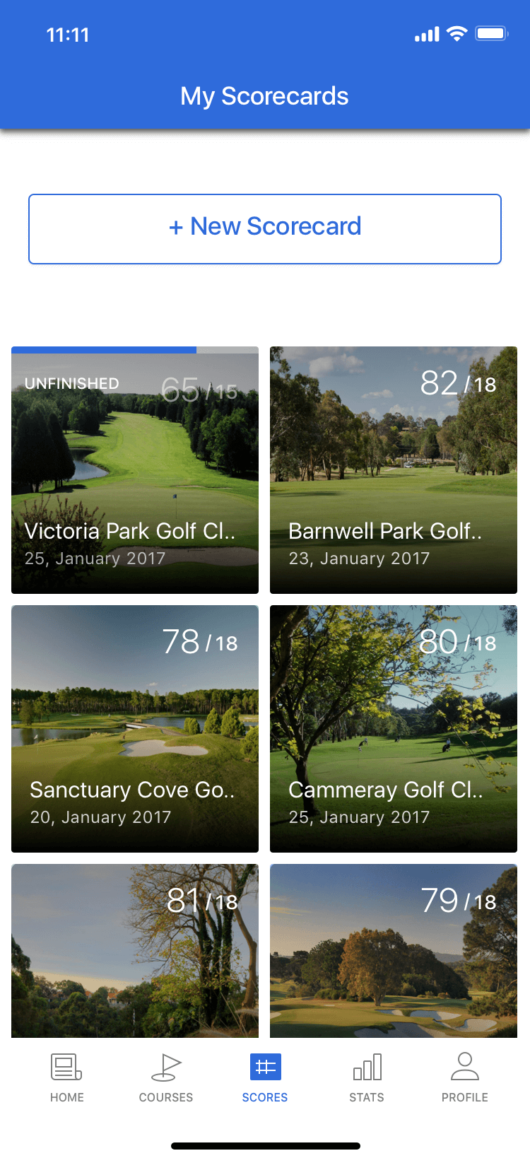 Pin – Golf Scoring & Stats - Scorecards